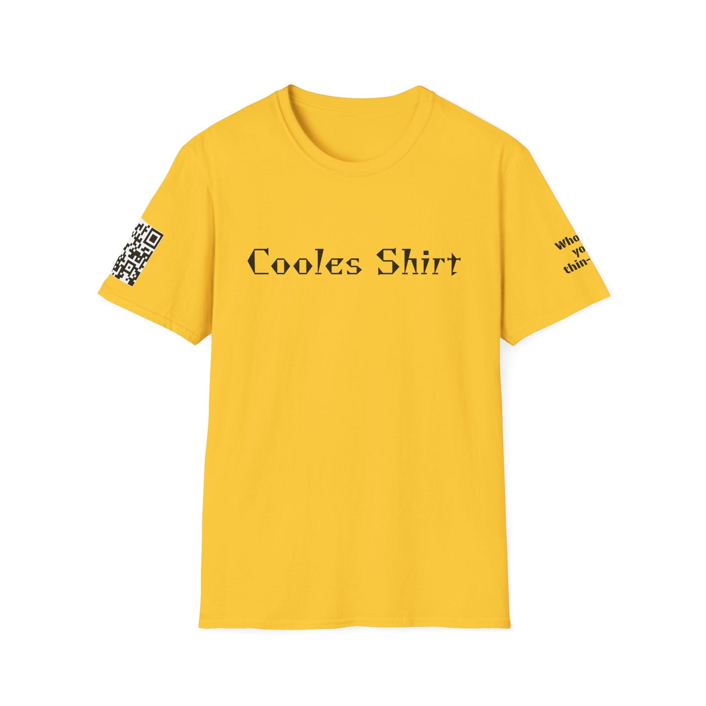 Who do you thin-QR? Cooles shirt