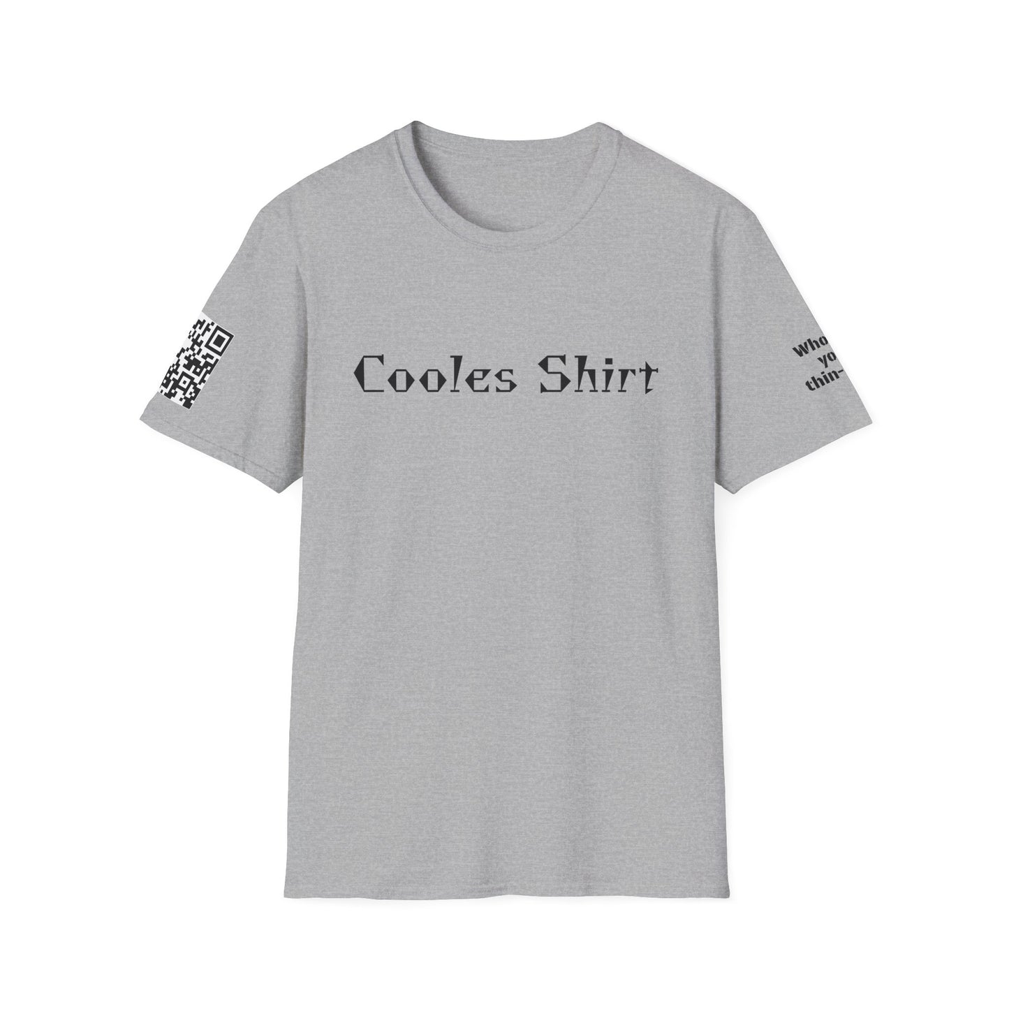 Who do you thin-QR? Cooles shirt