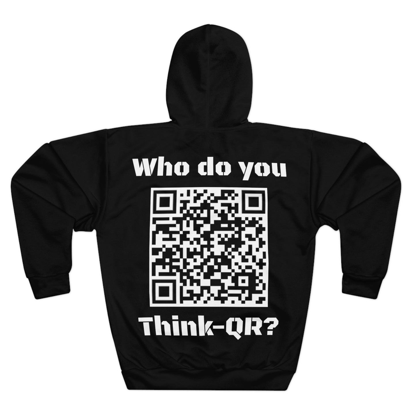 Who do you think-QR? Hoodie