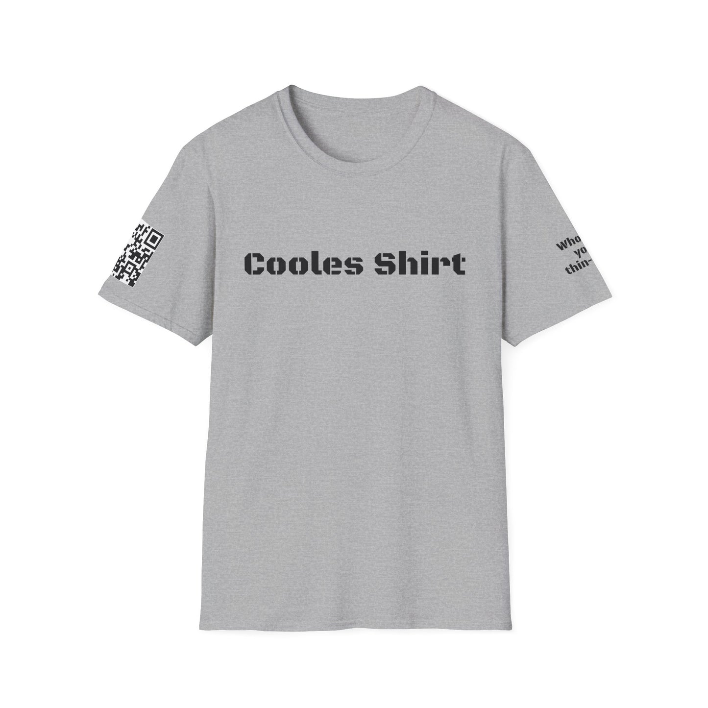 Who do you thin-QR? Cooles shirt