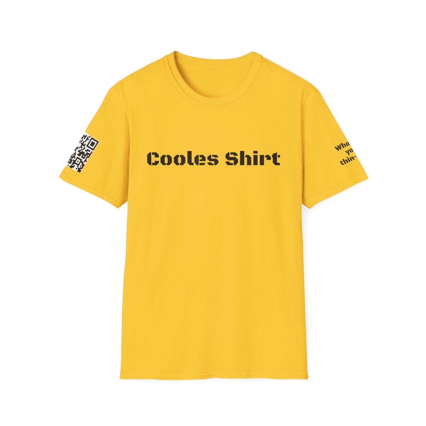 Who do you thin-QR? Cooles shirt